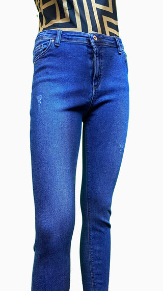 Skinny Blue Jeans Pants FD